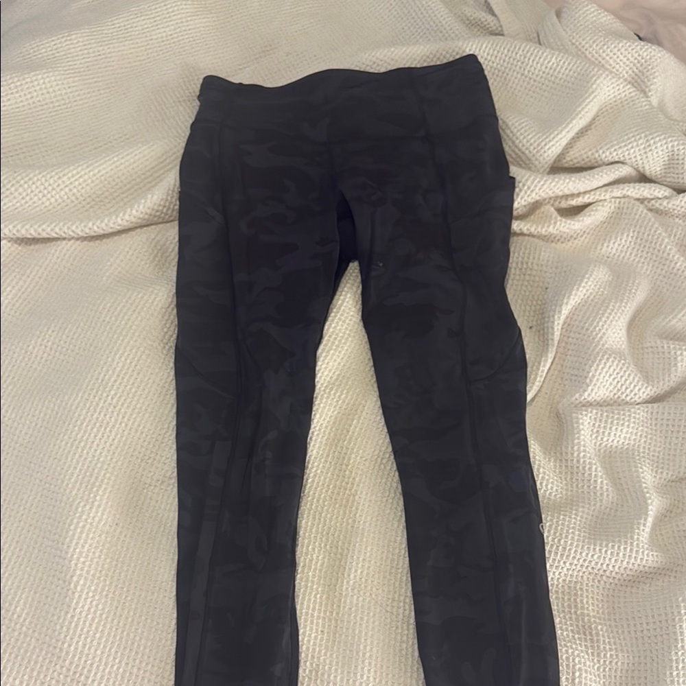 Black Camouflage Leggings